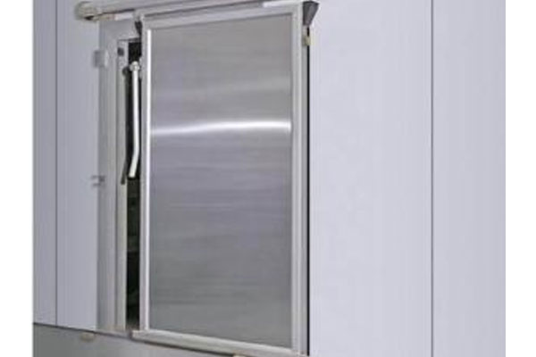 Stainless steel manual sliding door